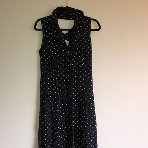 Polka dot long top / dress